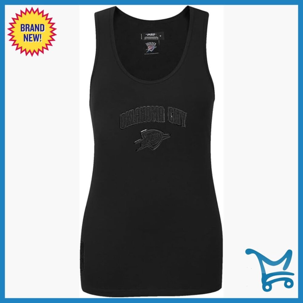 X-Large Relaxed Fit Racerback Tank Top, Premium Cotton, NBA Licensed - Picture 1 of 6